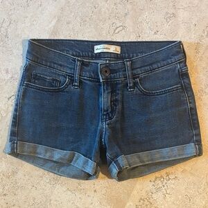Abercrombie & Fitch Kids Blue Denim Shorts